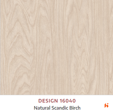 Merino Laminate - 16040 - Natural Scandic Birch - 1mm 8ft x 4ft