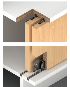 Hafele Slido F-Line18 50A - Concealed Track