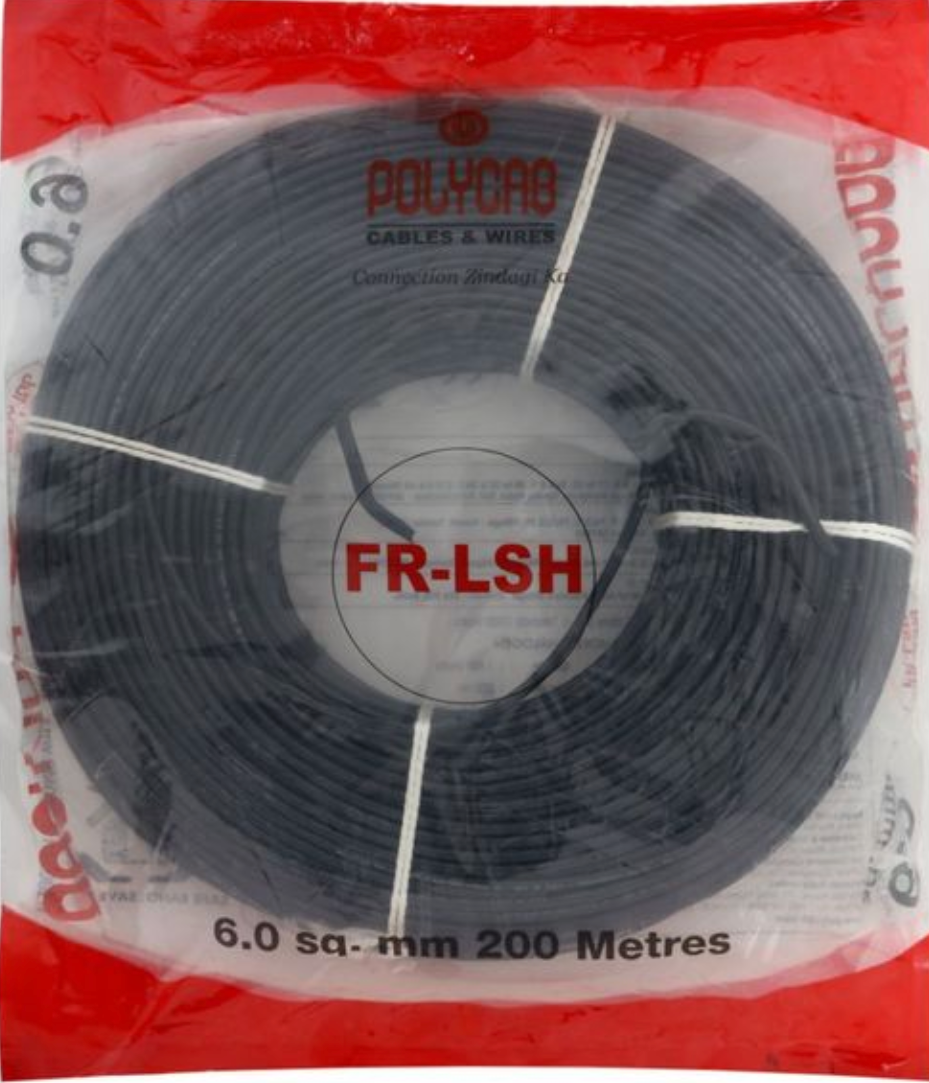 Polycab FRLS-H Wire 6 Sq mm
