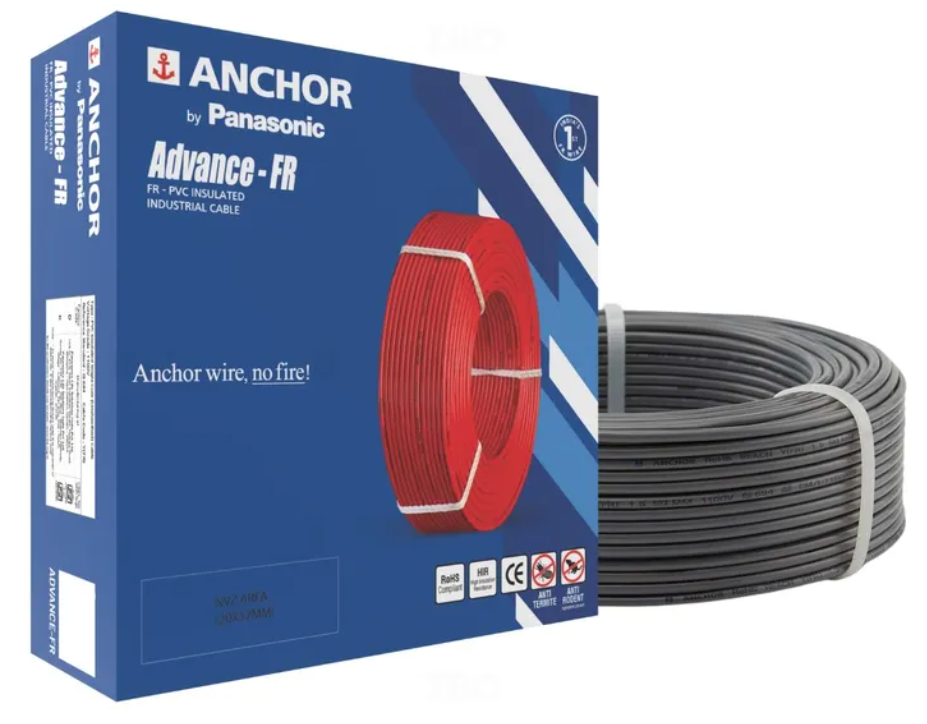 Anchor Advance FR PVC Insulated Wire, 1.5 Sq mm, 90 mtr Roll