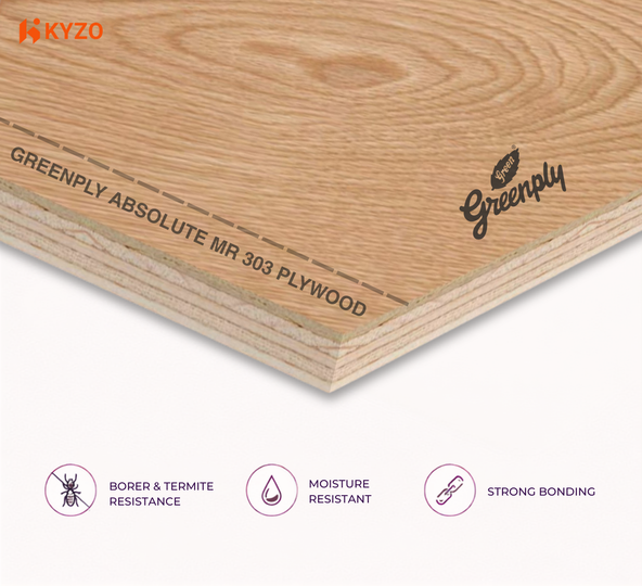 Greenply Absolute MR 303 Plywood 16mm 8ftx4ft
