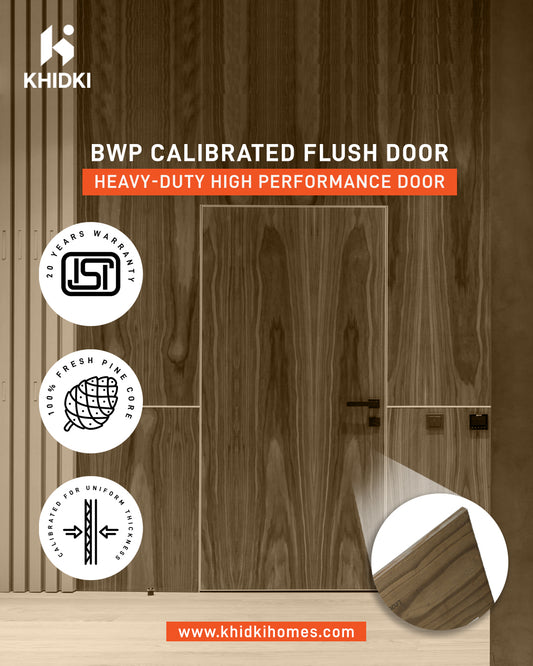 KHIDKI Gold - Fresh Pine BWP Calibrated - Flush Door