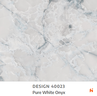 Merino Laminate - 40023 - Pure White Onyx������ - 1mm 8ft x 4ft