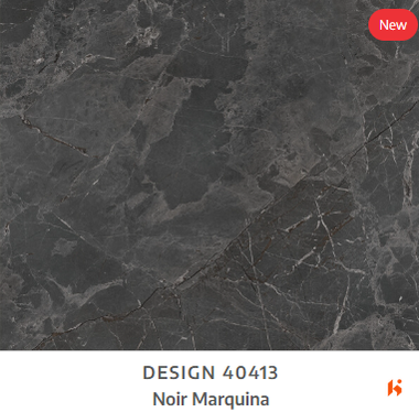 Merino Laminate - 40413 - Noir Marquina  - 1mm 8ft x 4ft