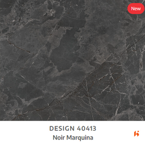 Merino Laminate - 40413 - Noir Marquina  - 1mm 8ft x 4ft