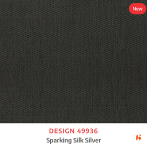 Merino Laminate - 49936 - Sparking Silk Silver - 1mm 8ft x 4ft