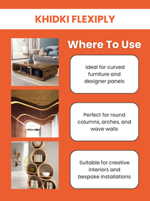 KHIDKI Flexi Plywood (Imported) - 8ft x 4ft