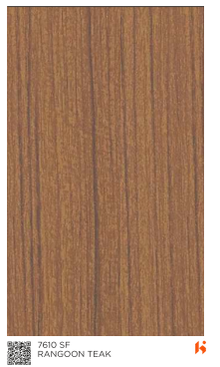 Virgo ABCO 0.8mm Laminates - 7610 - Rangoon Teak