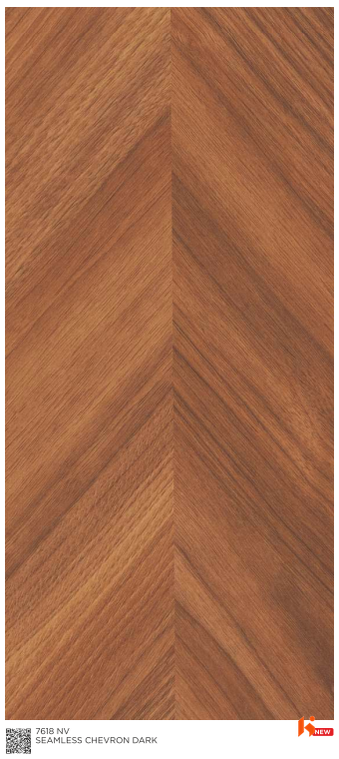 Virgo ABCO 0.8mm Laminates - 7618 - Seamless Chevron Dark