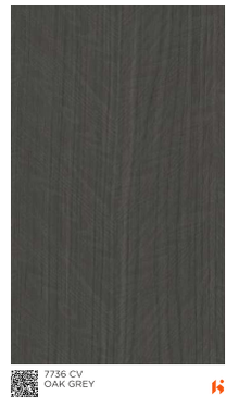Virgo ABCO 0.8mm Laminates - 7736 - Oak Grey