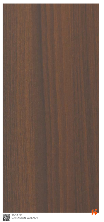 Virgo ABCO 0.8mm Laminates - 7903 - Canadian Walnut
