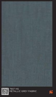 Virgo ABCO 0.8mm Laminates - 7907 - Metallic Grey Fabric