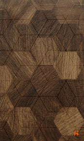 Saket 0.8mm Laminates - 914 - Estoile wood Dark