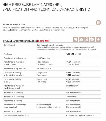 Finetouch Laminate 1mm - 926 - Toupe Tan