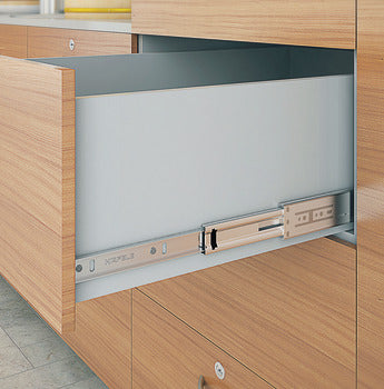 Hafele Telescopic Channel - Regular Close - 30 Kg - Zinc Plated