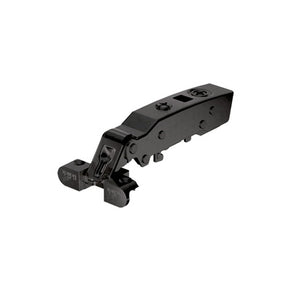 Hettich Obsidian Black Sensys 8638i Hinge - TA32 for 19 mm Aluminium Profile, Opening Angle 95°
