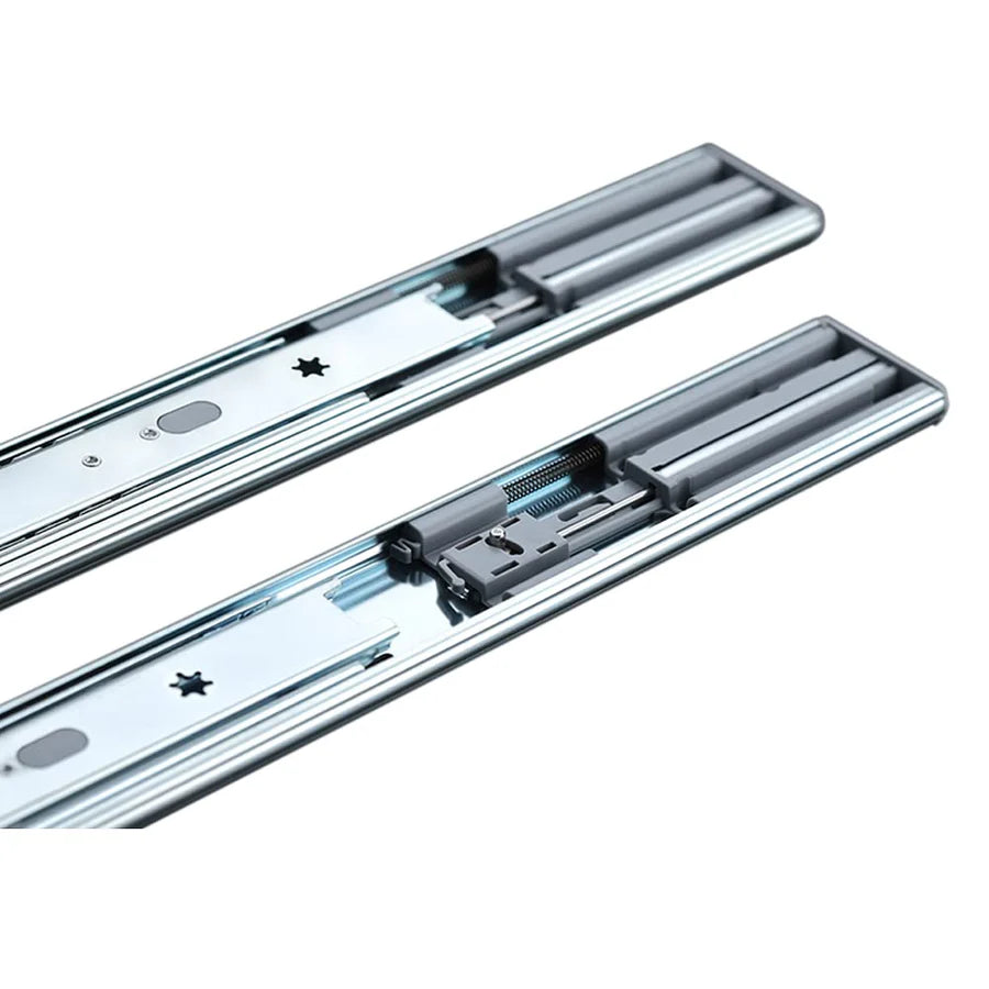 IPSA Telescopic Channels Soft Close (Zinc Finish)