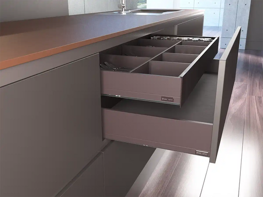 KYZEN PRO Slim Tandem, Soft Close, Anthracite