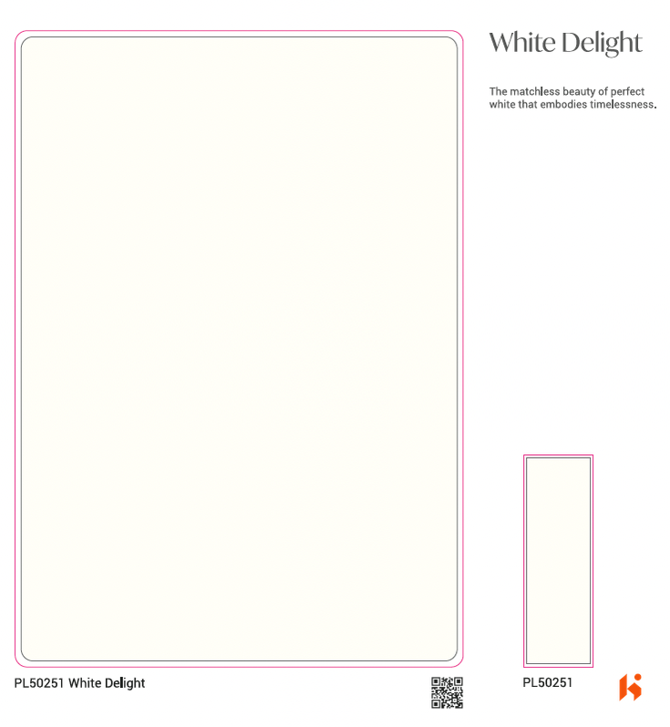 Merino Acrolam - PL 50251 - White Delight (Acrylic Laminate)