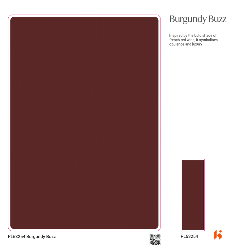 Merino Acrolam - PL 53254 - Burgundy Buzz (Acrylic Laminate)