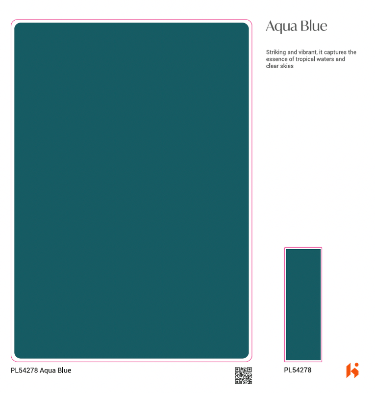 Merino Acrolam - PL 54278 - Aqua Blue (Acrylic Laminate)