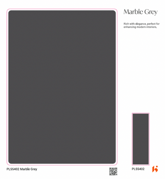 Merino Acrolam - PL 55402 - Marble Grey (Acrylic Laminate)
