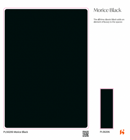 Merino Acrolam - PL 56206 - Morice Black (Acrylic Laminate)