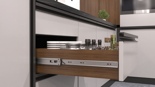 Hettich Push to Open Telescopic Channel 35Kg