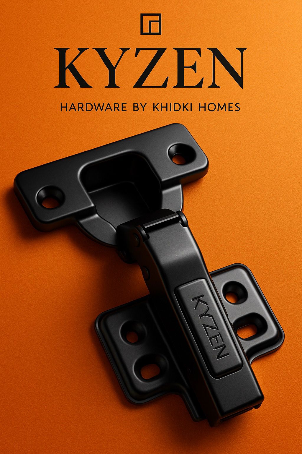 Kyzen 3D Clip On Hinges Nickel Finish (Soft Close)