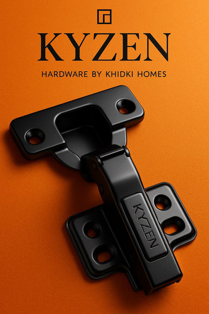 Kyzen 3D Clip On Hinges Nickel Finish (Soft Close)