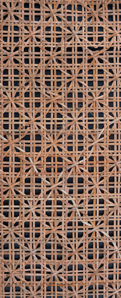 Rattanex Cane Webbing - Flower Natural Brown