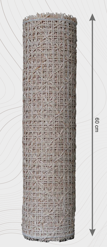 Rattanex Cane Webbing - Flower Natural Dark