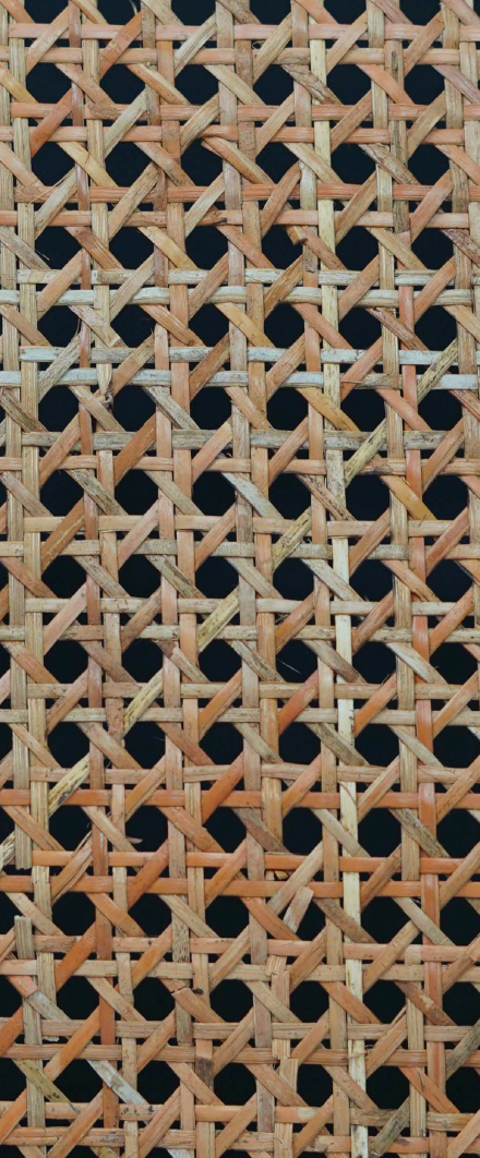 Rattanex Cane Webbing - Star Natural Brown
