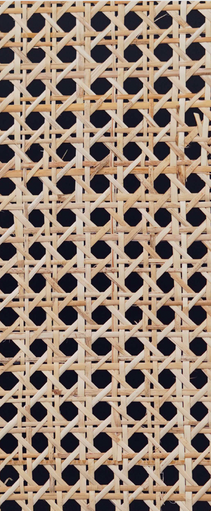 Rattanex Cane Webbing - Star Natural Dark