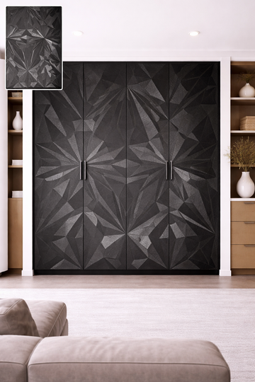 Saket 0.8mm Laminates - 704 - Black