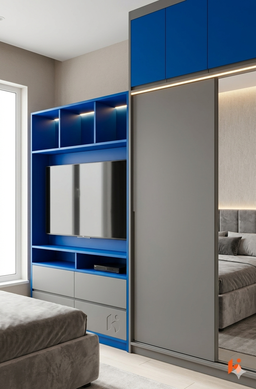 Saket 0.8mm Laminates - 722 - Robin Blue