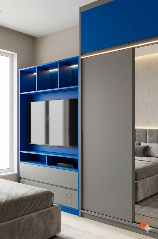 Saket 0.8mm Laminates - 722 - Robin Blue