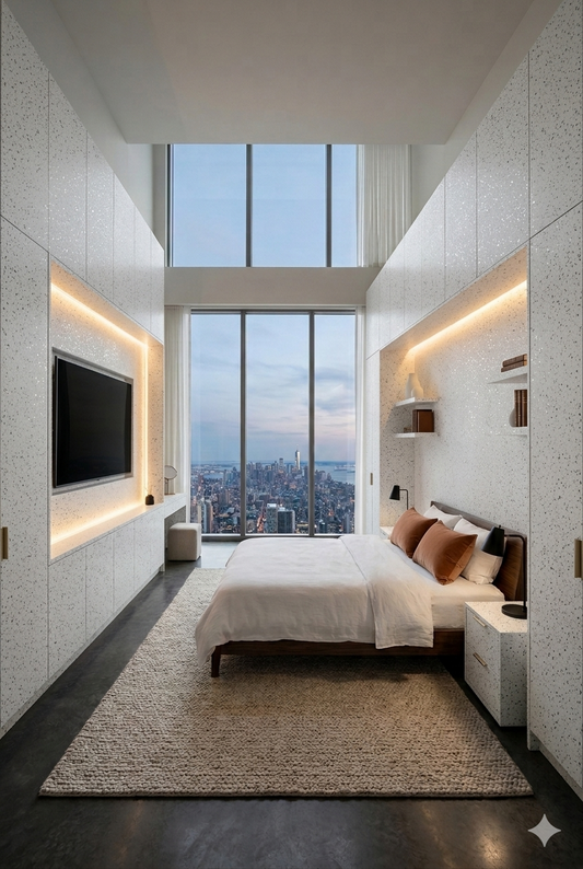 Saket 0.8mm Laminates - 754 - White Sparkle