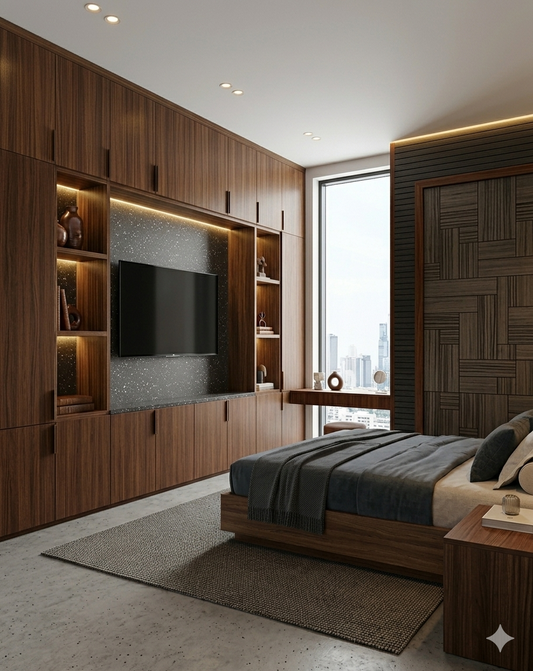 Saket 0.8mm Laminates - 755 - Midnight Black Sparkle