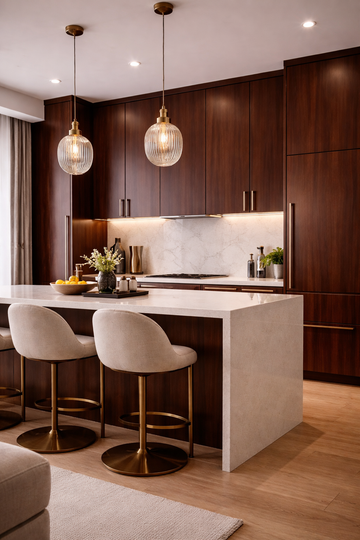Saket 0.8mm Laminates - 817 - Oak Wood Dark