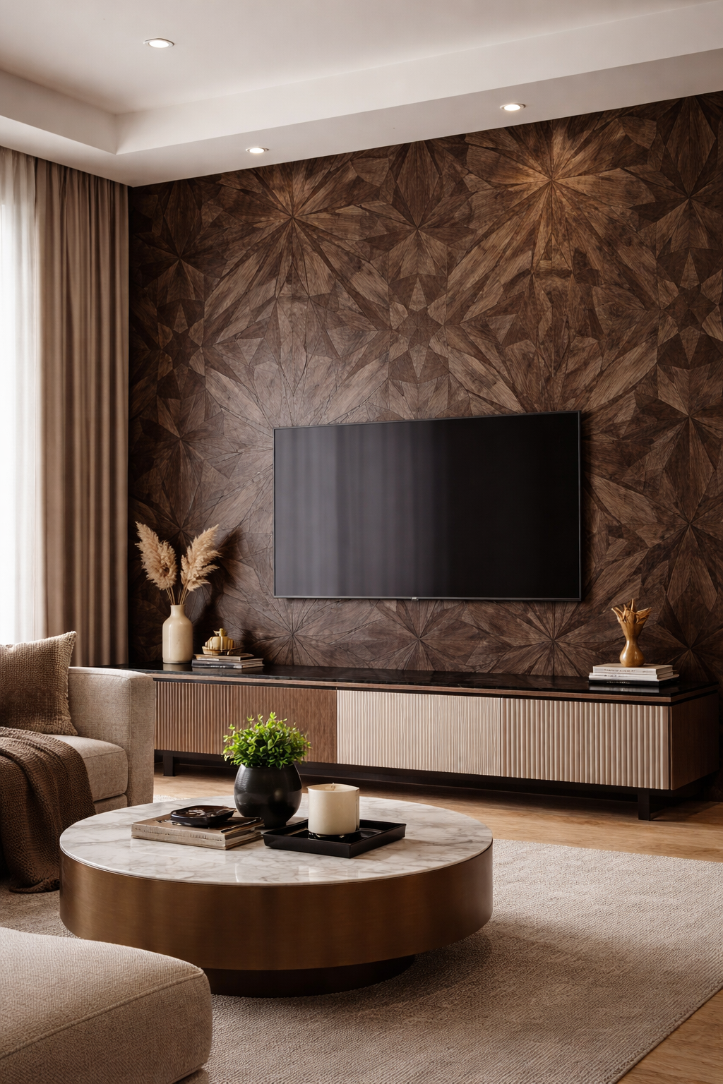 Saket 0.8mm Laminates - 831 - Cadiz Walnut Dark