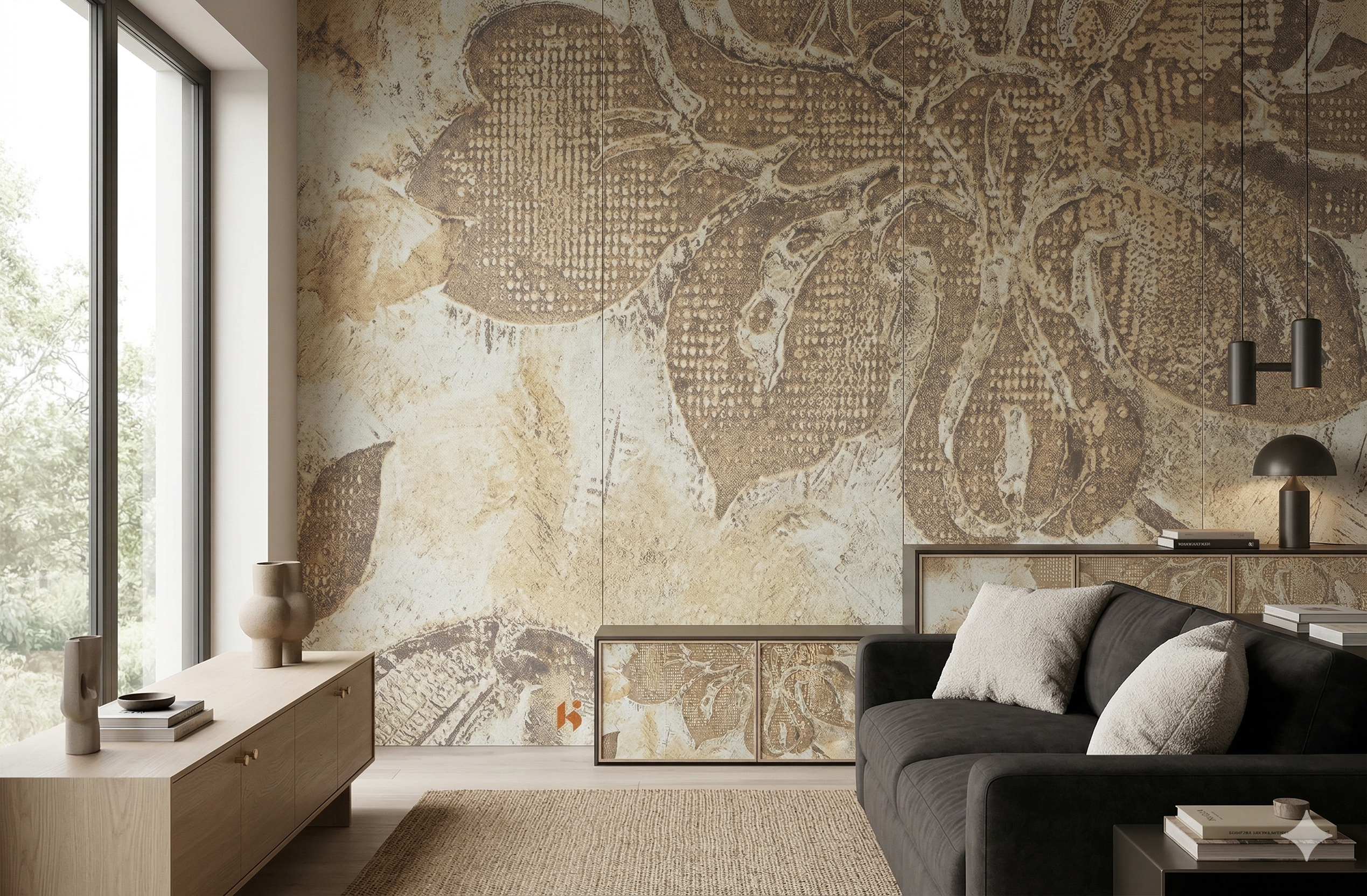 Saket 0.8mm Laminates - 833 - Flower Art Light