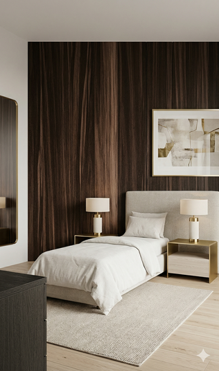 Saket 0.8mm Laminates - 872 - Smoke Teak