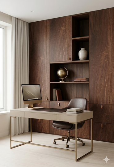 Saket 0.8mm Laminates - 877 - Ontario Oak Dark