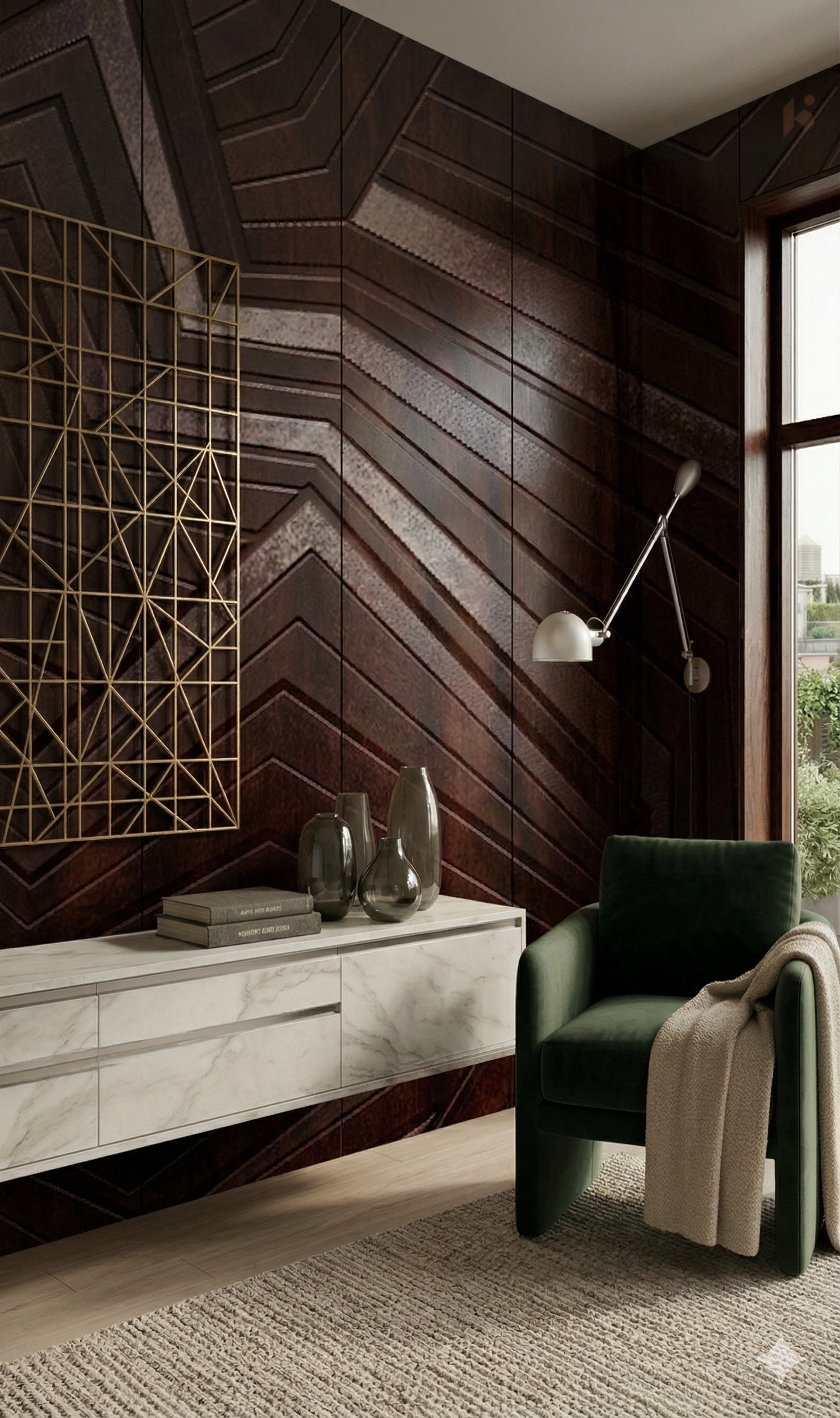 Saket 0.8mm Laminates - 884 - Imbuia dark