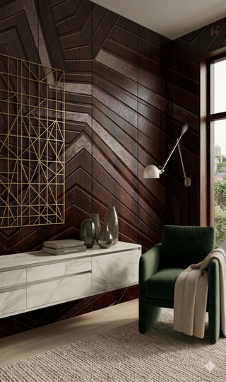 Saket 0.8mm Laminates - 884 - Imbuia dark