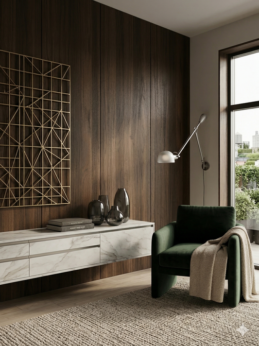 Saket 0.8mm Laminates - 887 - African Oak 3