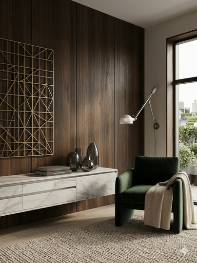 Saket 0.8mm Laminates - 887 - African Oak 3