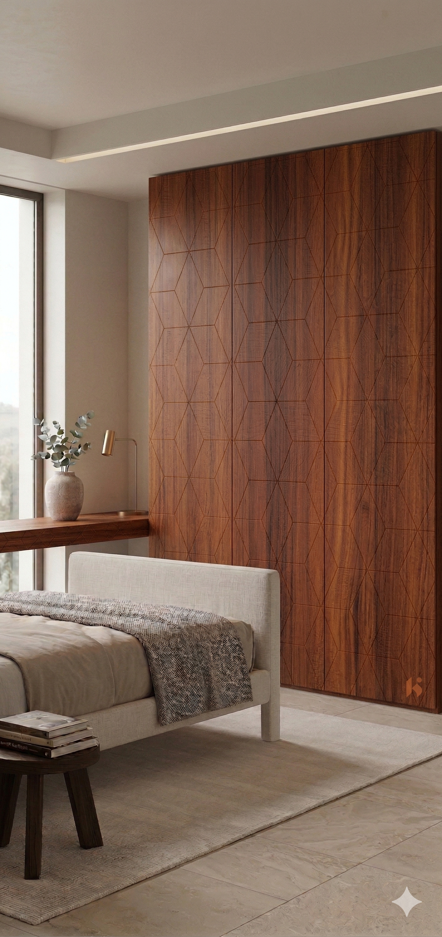 Saket 0.8mm Laminates - 892 - Brown chestnut
