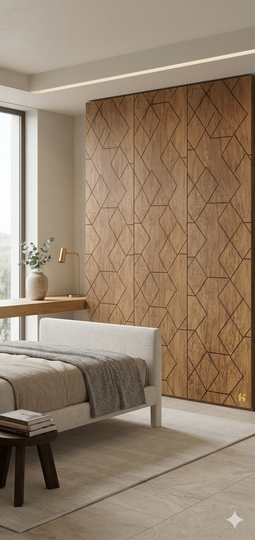Saket 0.8mm Laminates - 896 - Abstractly Wood